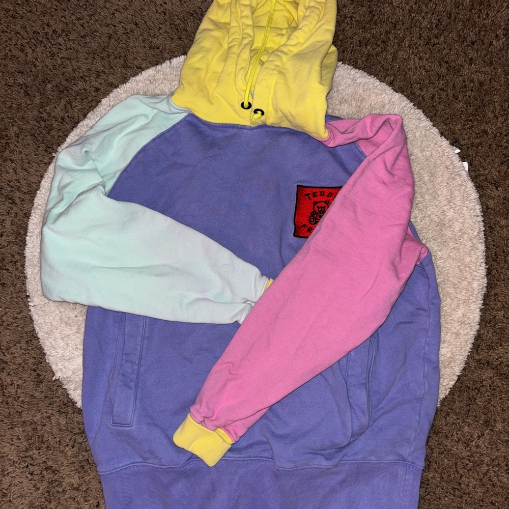 Colorblock Hoodie Teddy fresh.